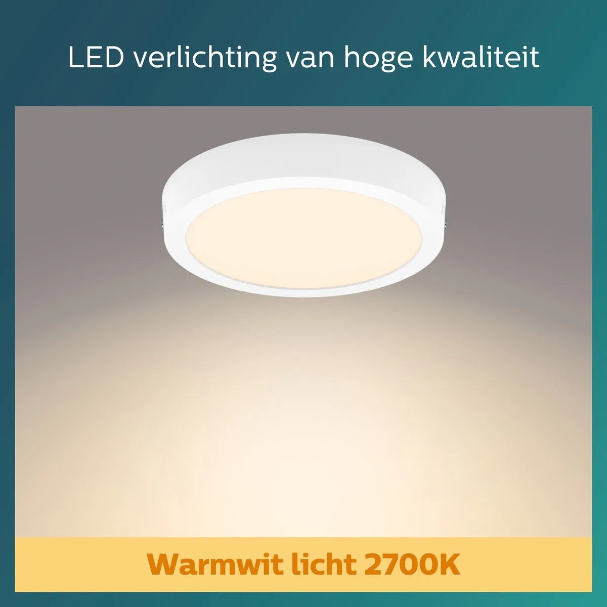 Philips Magneos Plafondlamp 12W - Ø21cm - Warm wit