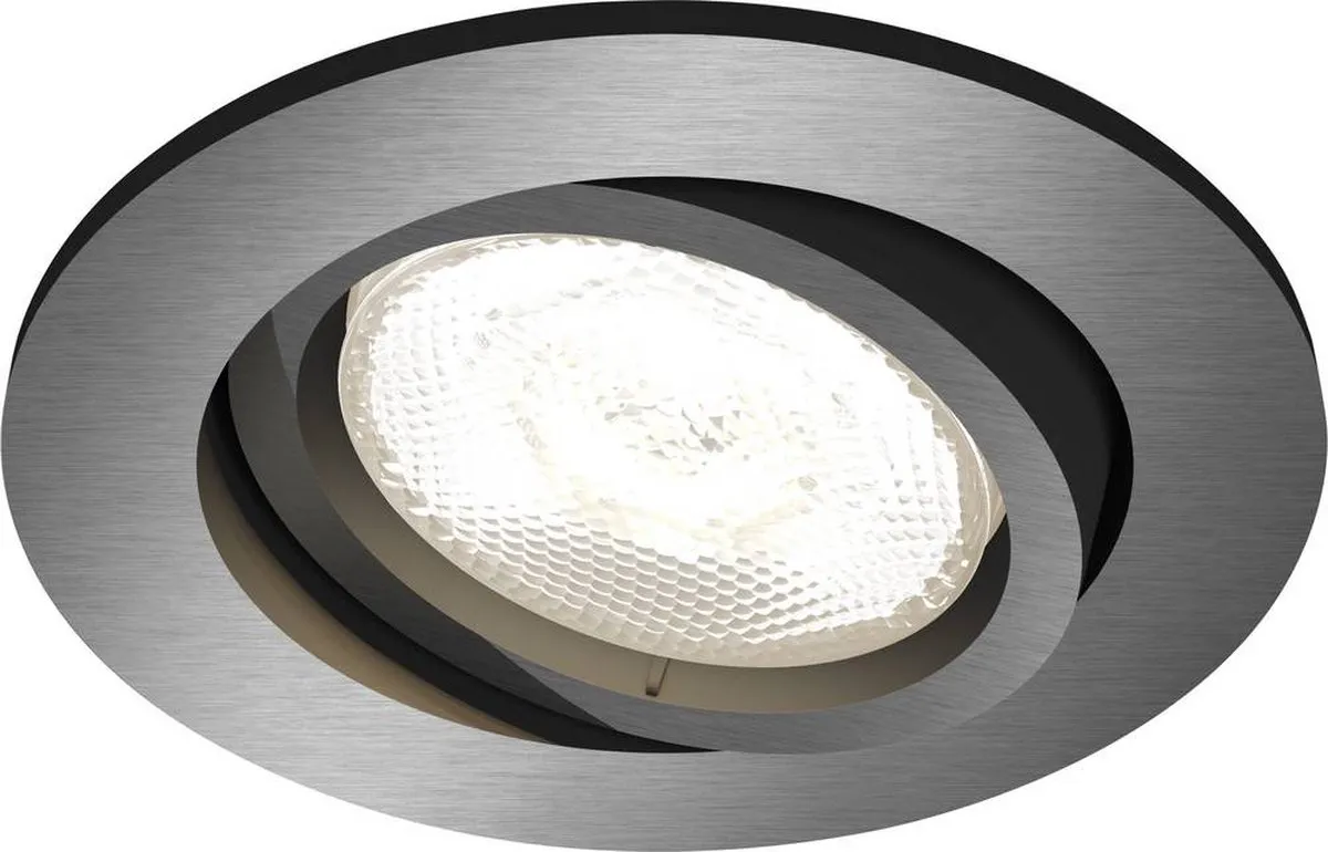 Philips Shellbark Inbouwspot 500lm - Grijs