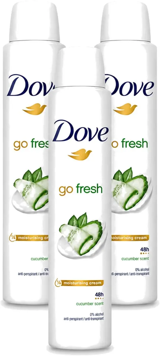 3 x Dove Go Fresh
