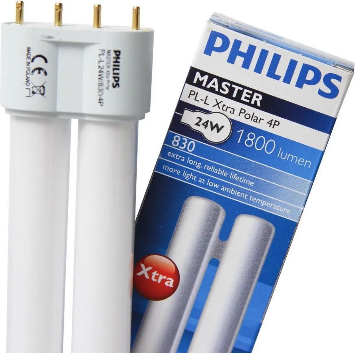 Philips PL-L 24W 827 4P MASTER Zeer Warm Wit