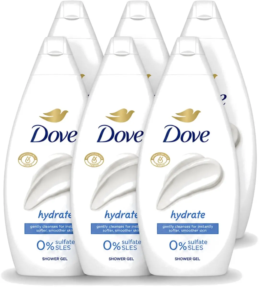 6 x Dove Hydrate