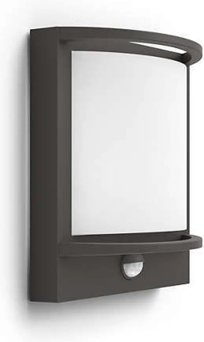 Philips Samondra Buitenwandlamp Antraciet - Sensor 2700K