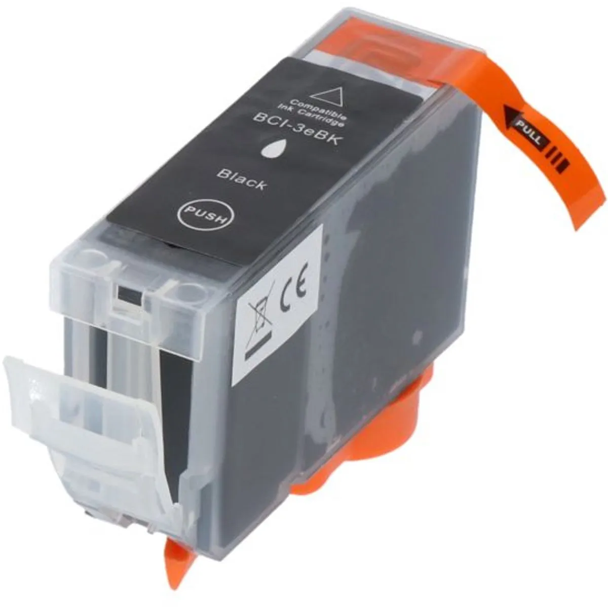 PrintAbout Inktcartridge BCI-3eBK Zwart