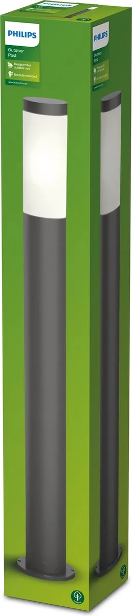 Philips LED UTRECHT Paalverlichting 20W - Antraciet