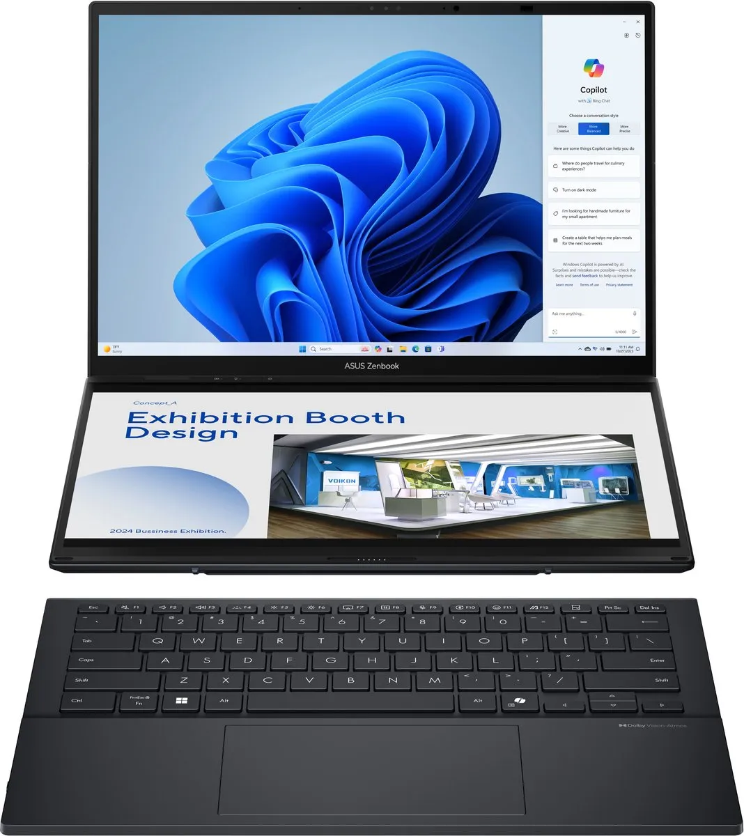 ASUS Zenbook Duo UX8406CA-QL038W Convertible Laptop - 32GB/1TB - 14 inch