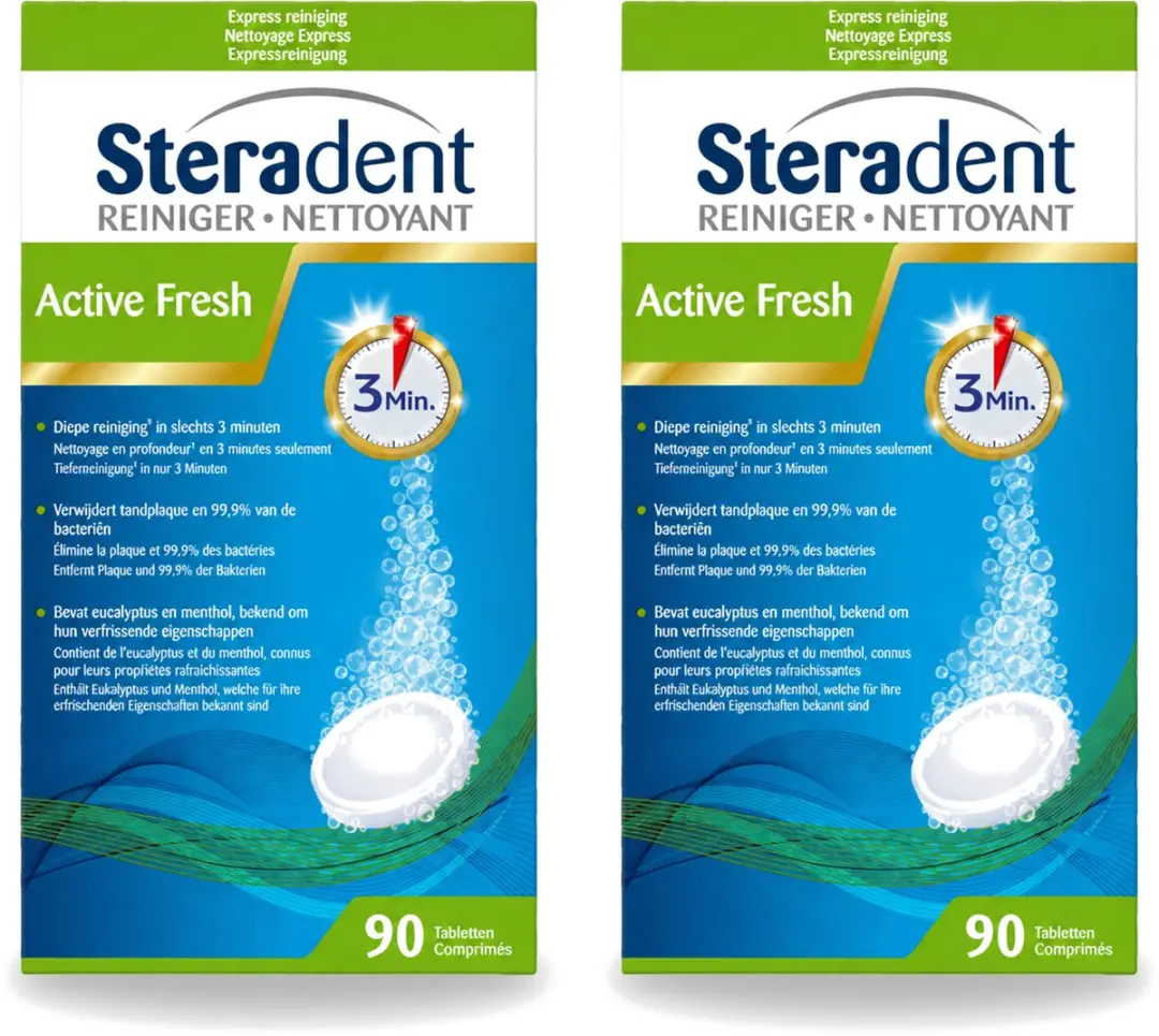 2 x Steradent