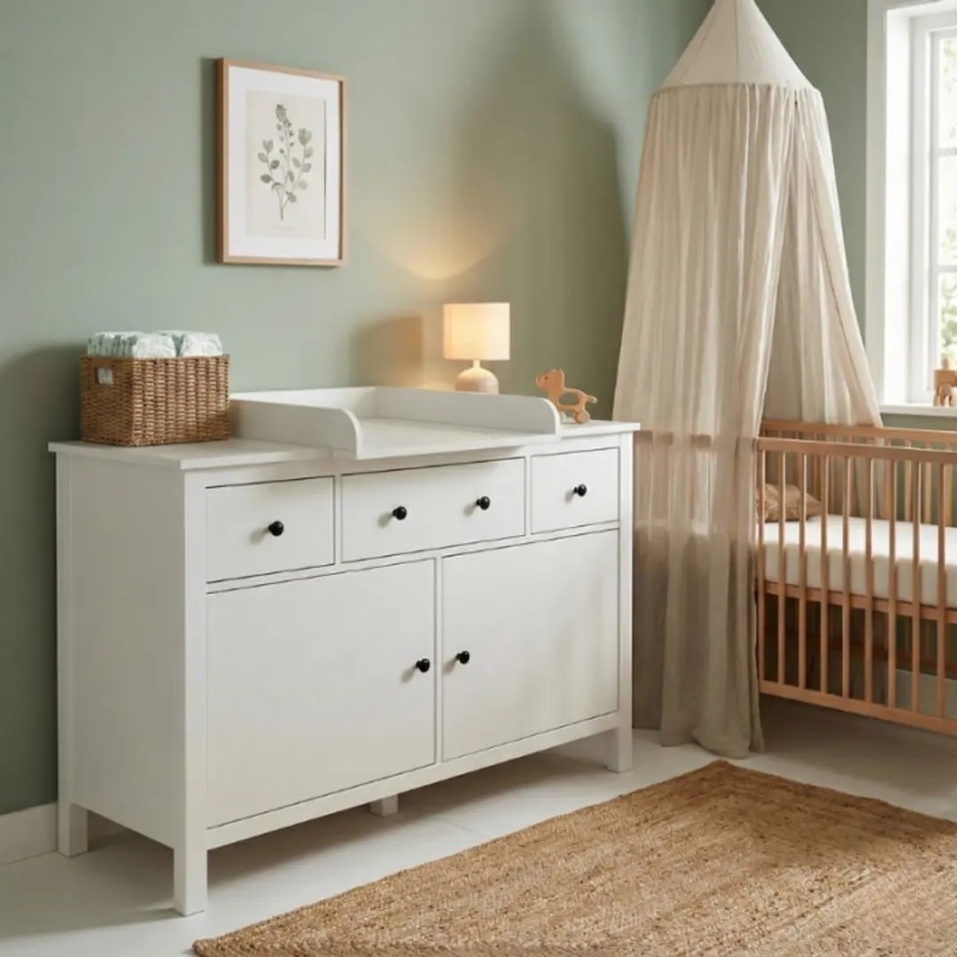 Born Lucky Commode Parijs Wit Met Bladvergroter