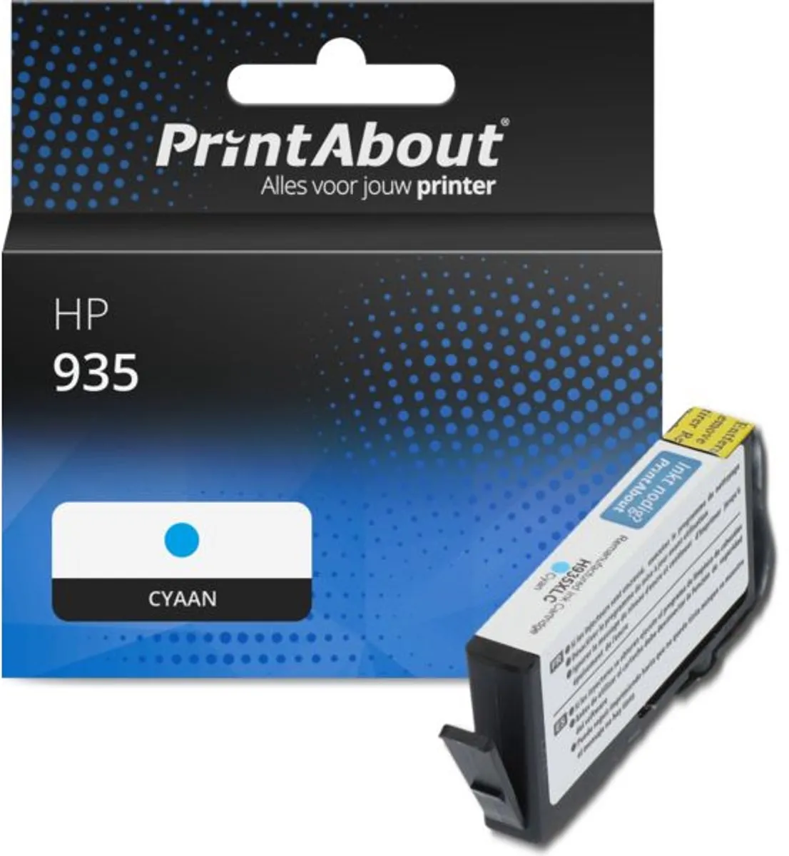 PrintAbout HP 935 C2P20AE Inktcartridge - Cyaan 16ml
