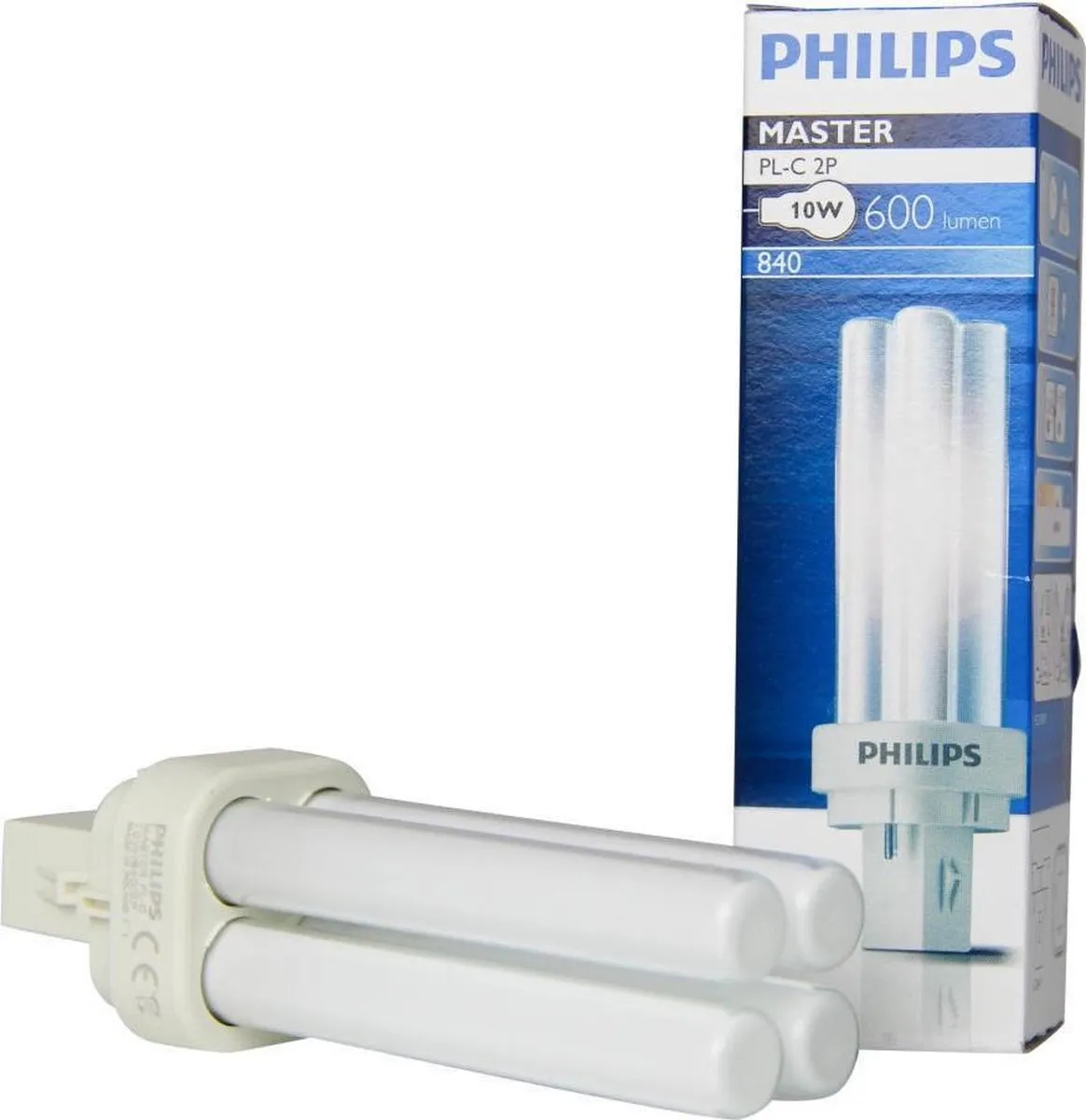 Philips MASTER PL-C 2P 10W 840 Koel Wit Mat