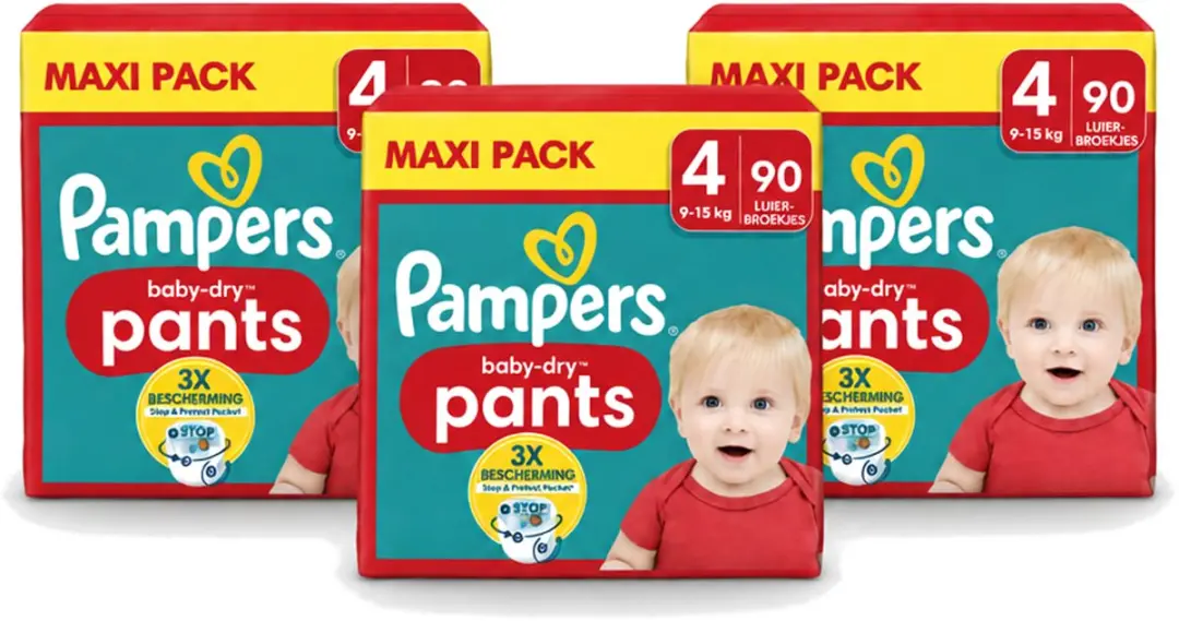 3 x Pampers