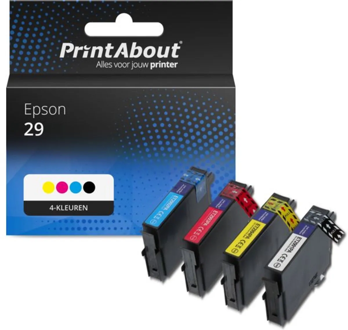 PrintAbout Inktcartridge C13T29864012-PA2 4-kleuren - 3400 pagina's - Epson