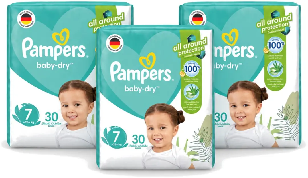 3 x Pampers