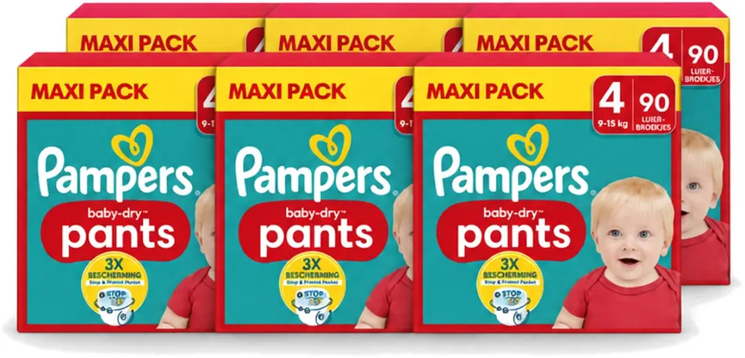 6 x Pampers