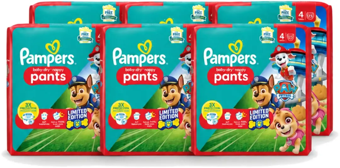 6 x Pampers