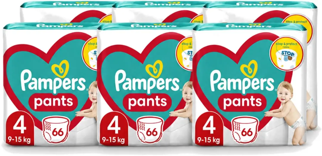6 x Pampers