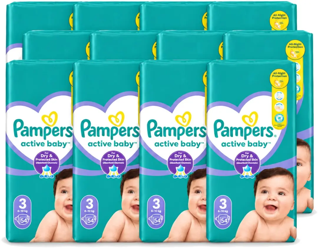 12 x Pampers