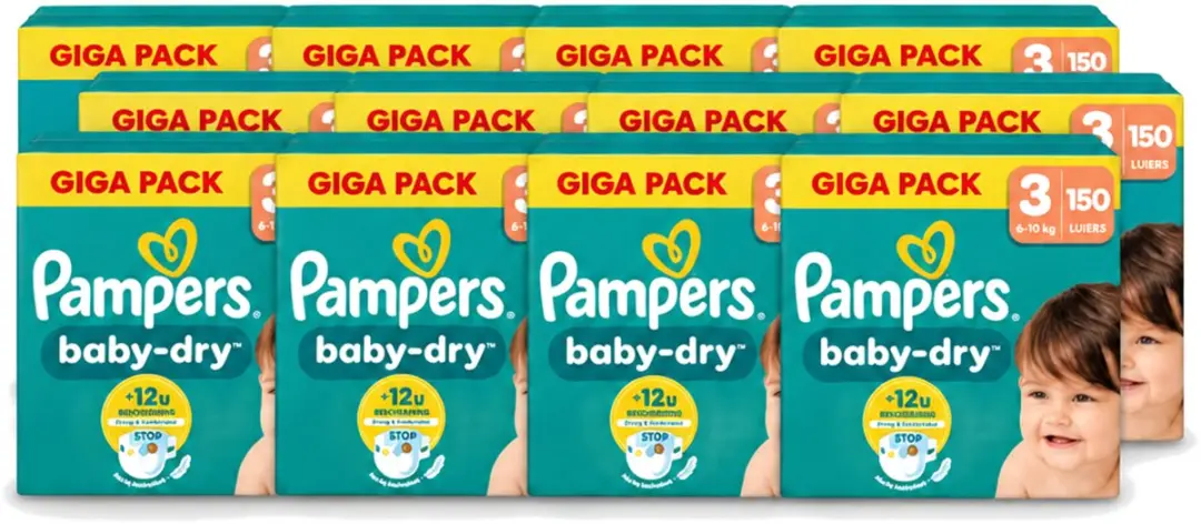 12 x Pampers