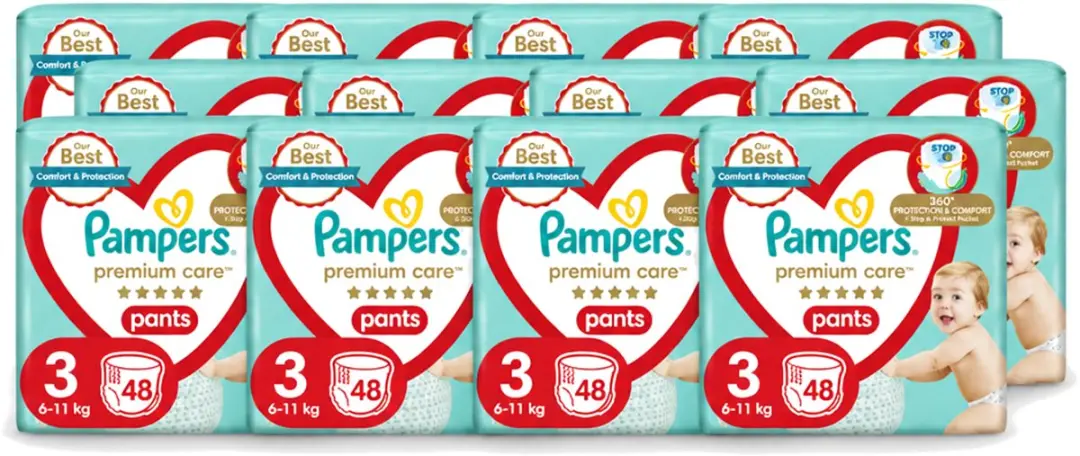 12 x Pampers