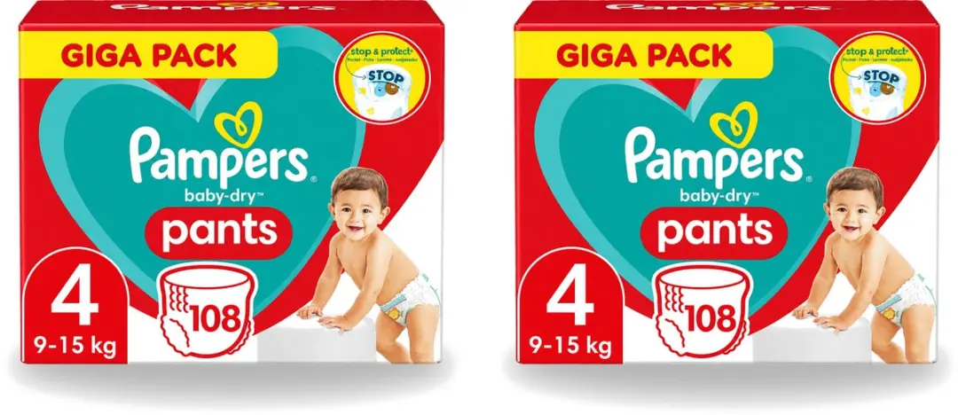 2 x Pampers