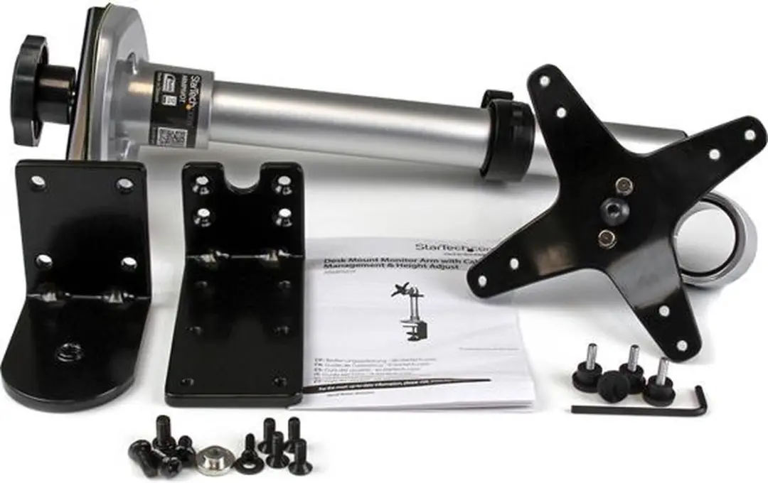 Startech Monitorbeugel ARMPIVOT - 12-63" - 14kg - Zwart-Zilver - afbeelding 5 van 6