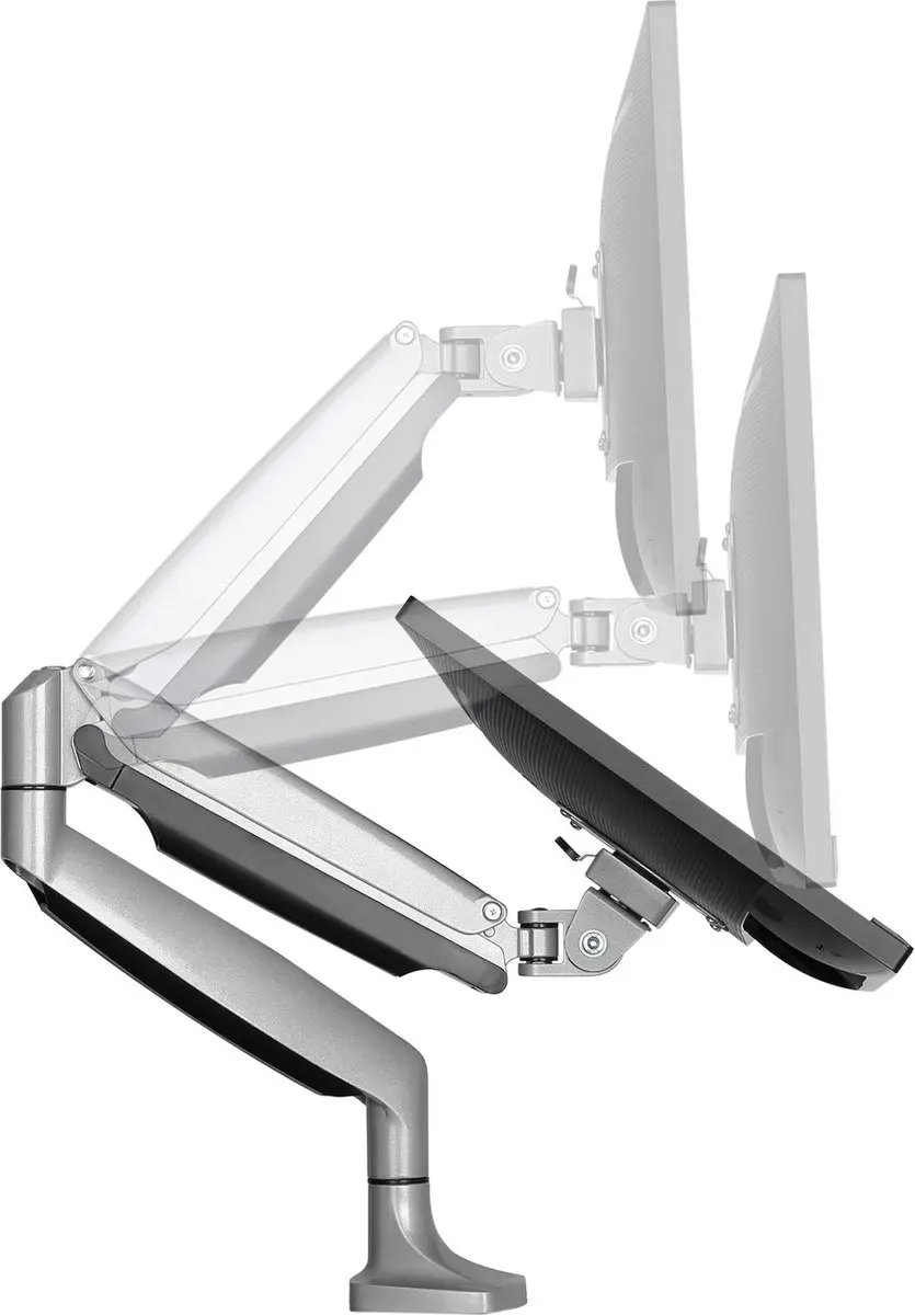 Startech ARMPIVOTHD Monitorsteun - 12-32" - VESA 75/100 - Zilver - afbeelding 6 van 6