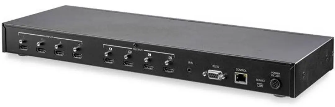 Startech VS424HD4K60 HDMI Matrix Switch 4x4 - 4K 60Hz - Wit