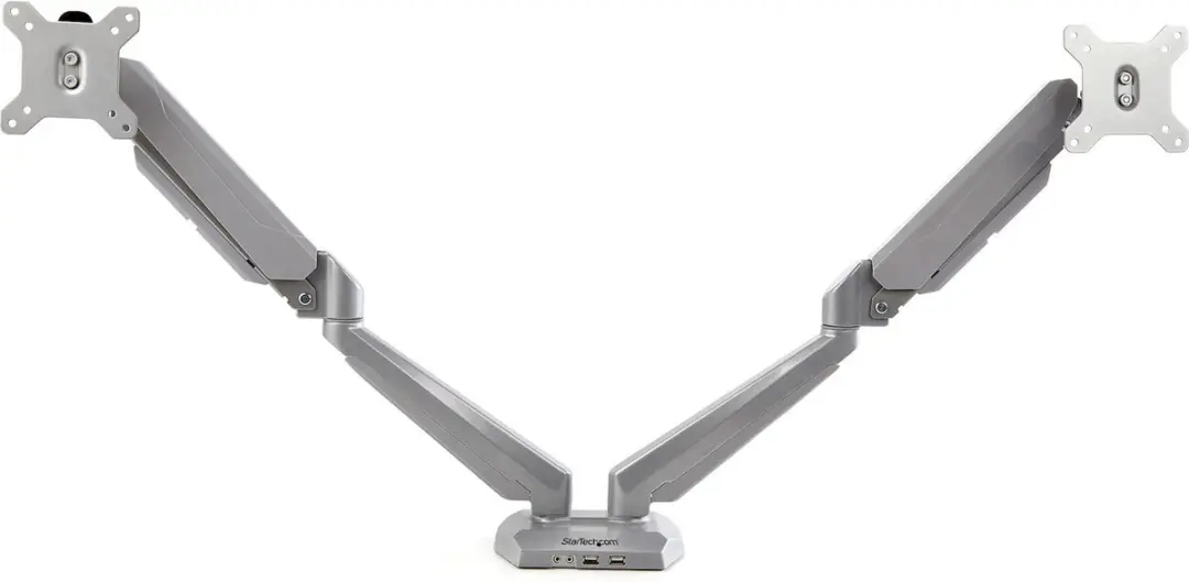 Startech Dual Monitorarm ARMSLIMDUOS - Grijs - afbeelding 2 van 6