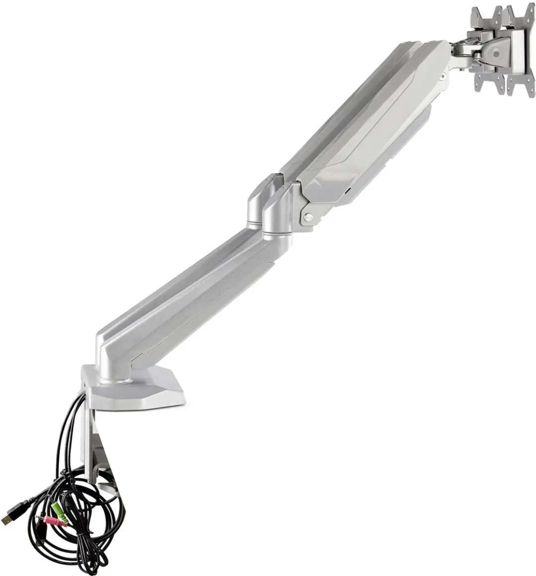 Startech Dual Monitorarm ARMSLIMDUOS - Grijs - afbeelding 3 van 6