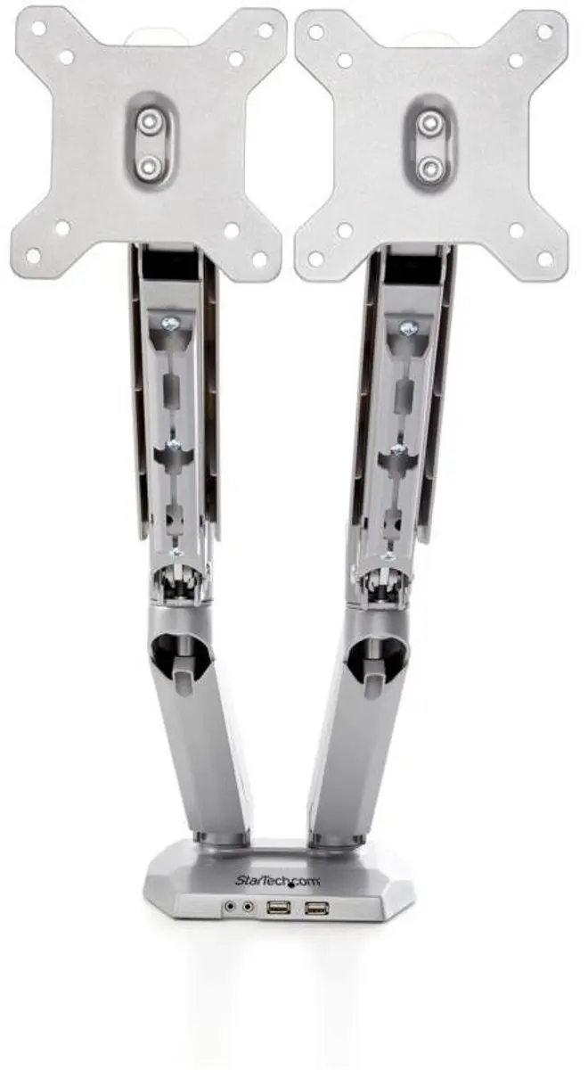 Startech Dual Monitorarm ARMSLIMDUOS - Grijs - afbeelding 6 van 6