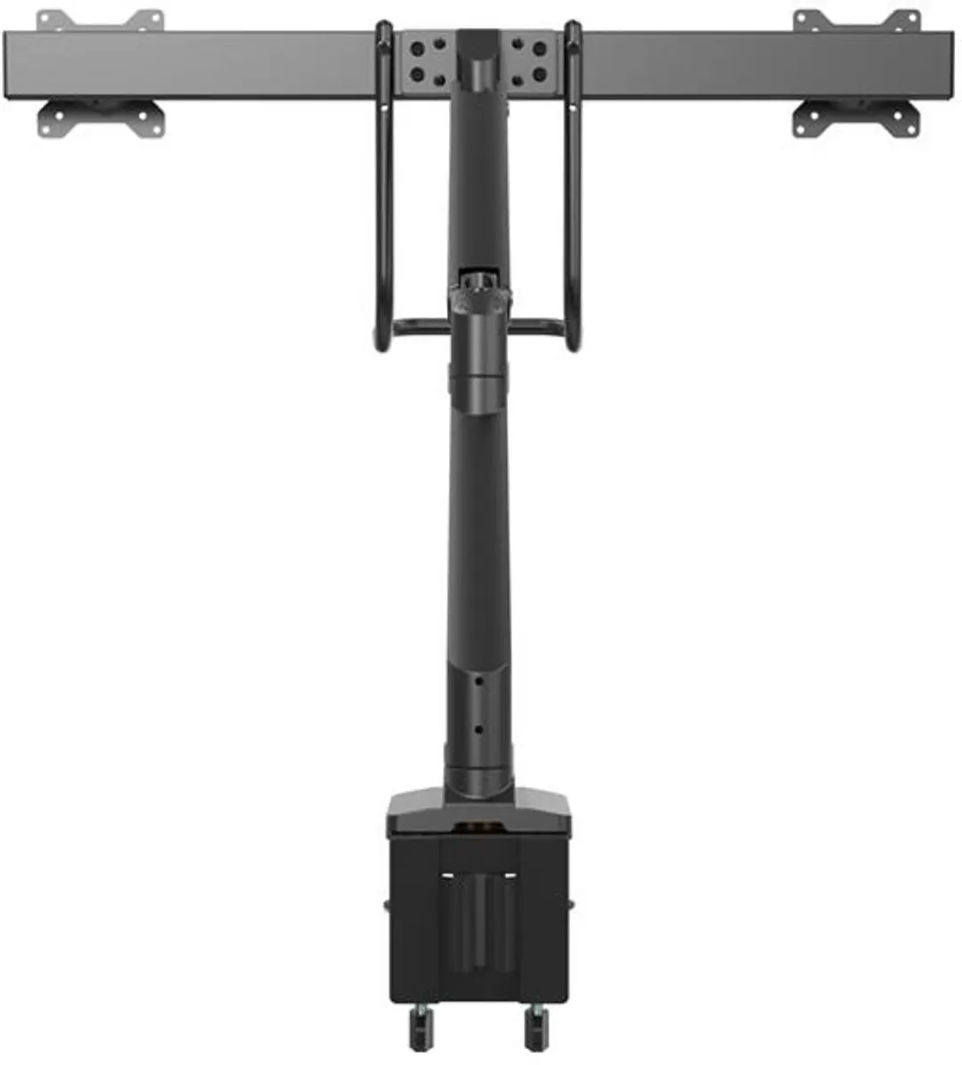 Startech ARMSLIMDUAL2USB3 Dual Monitorarm - Zwart