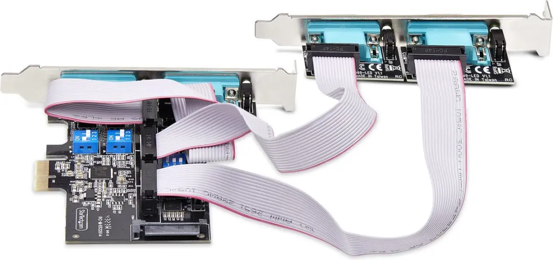 Startech PS74ADF-SERIAL-CARD PCIe Seriële Adapter - 4 Poorten RS232/RS422/RS485 - afbeelding 4 van 6