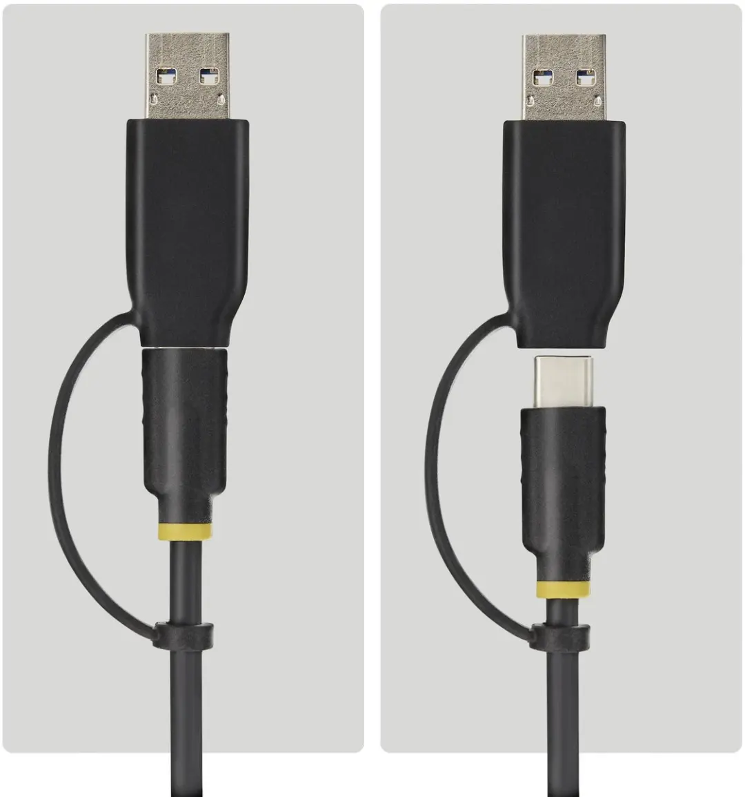 Startech USB31CSAT3M2E USB-C/USB-A Adapter - 10Gbps - M.2 NVMe & 2.5/3.5in SATA - Zwart - afbeelding 4 van 6