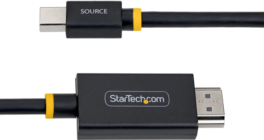Startech 2M-MDP-HDMI2-4K60 Mini DisplayPort naar HDMI Adapter - Zwart