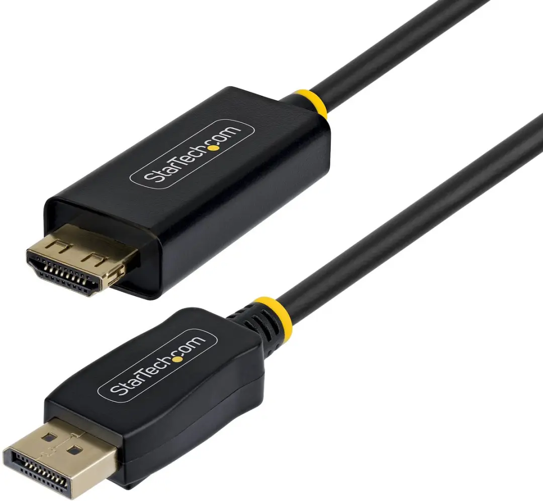 Startech 1M-DP-HDMI-4K60-GR DisplayPort naar HDMI Adapter - 4K 60Hz - Zwart