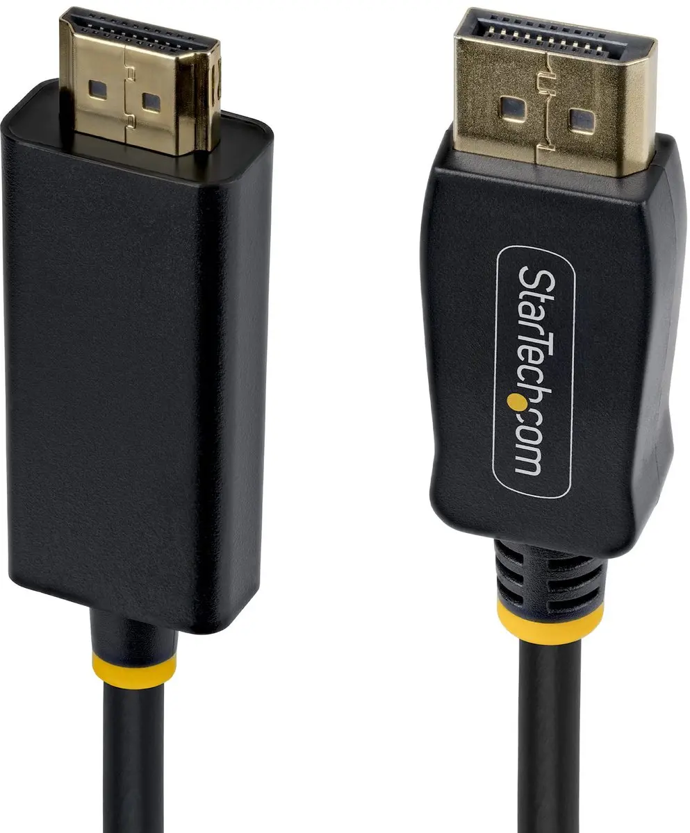 Startech 1M-DP-HDMI-4K60-GR DisplayPort naar HDMI Adapter - 4K 60Hz - Zwart