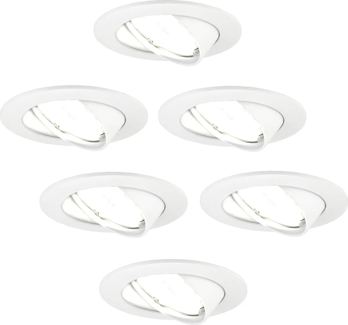 Ledvion 6X Inbouwspot Amsterdam Wit