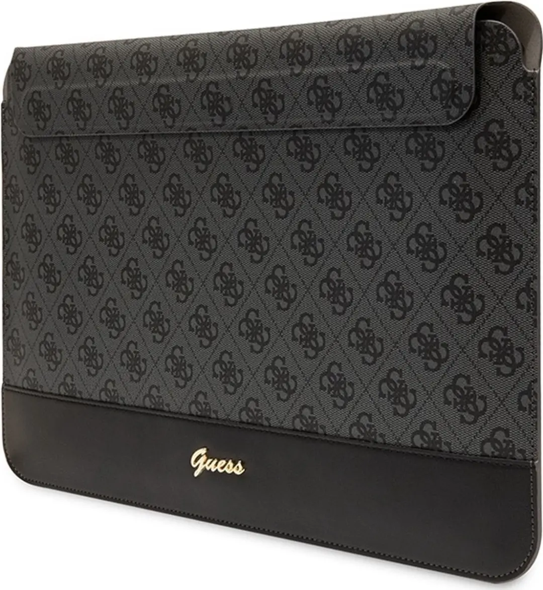 GUESS GUCS14PS4SGK Hoesje 13" - Zwart/Gestreept - Metaal