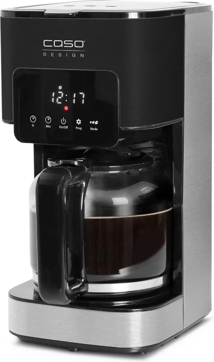 Caso 1846 Filterkoffiezetapparaat 1,5L - 900W - Zwart/RVS