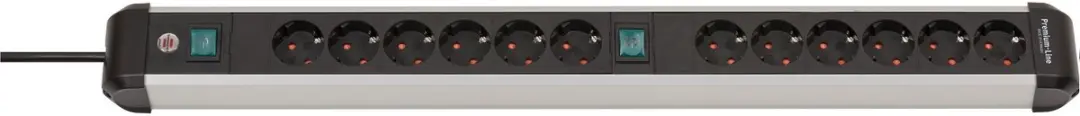 Brennenstuhl Premium Alu-Line 12-voudig 3m Stekkerdoos