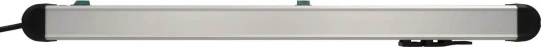 Brennenstuhl Premium Alu-Line 12-voudig 3m Stekkerdoos - Zilver/Zwart