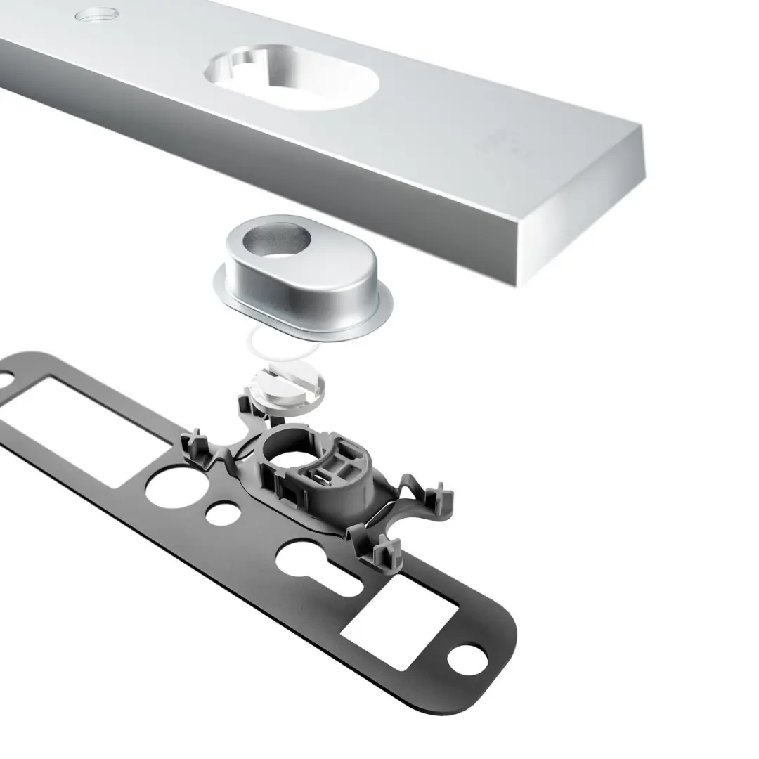 AXA Veiligheidsbeslag Edge Plus PC72 Kruk-Kruk - SKG*** - Aluminium - afbeelding 3 van 6