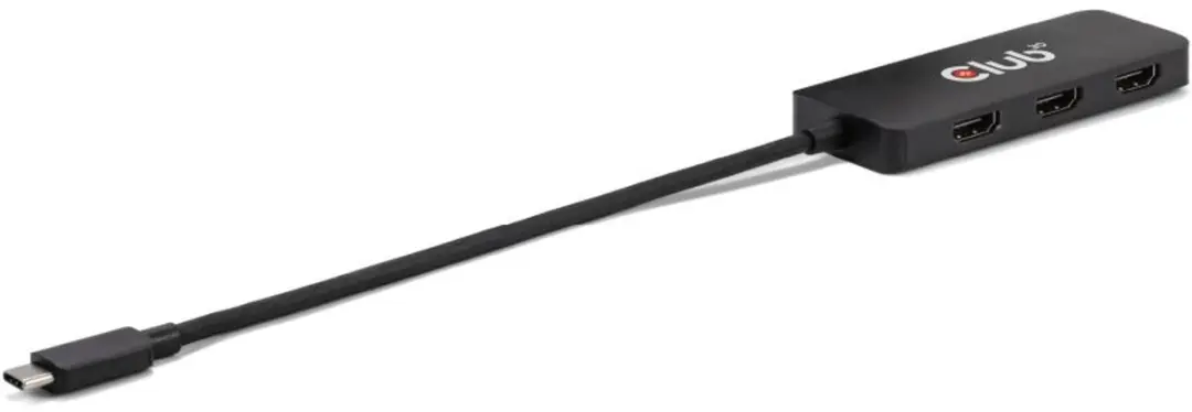 CLUB3D CSV-1554 USB Type-C Interface Hub - 3x HDMI Zwart - afbeelding 3 van 3