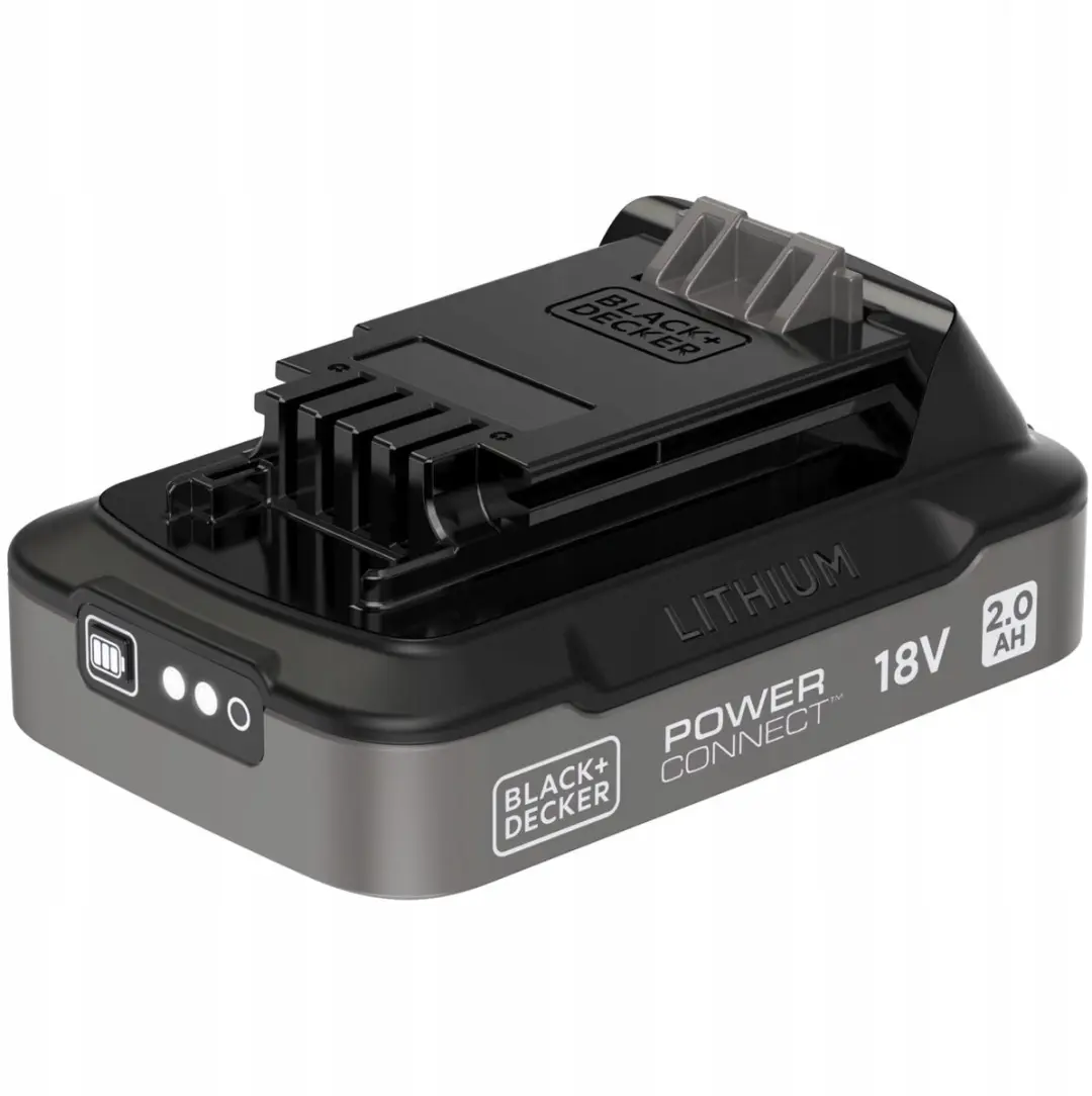 BLACK+DECKER BDL2018S-XJ 18V Li-Ion Accu 2.0Ah - Zwart - afbeelding 4 van 6