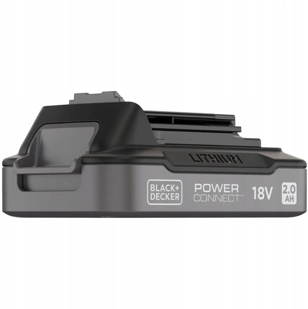 BLACK+DECKER BDL2018S-XJ 18V Li-Ion Accu 2.0Ah - Zwart - afbeelding 6 van 6