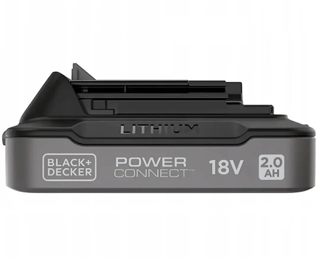 BLACK+DECKER BDL2018S-XJ 18V Li-Ion Accu 2.0Ah - Zwart - afbeelding 5 van 6
