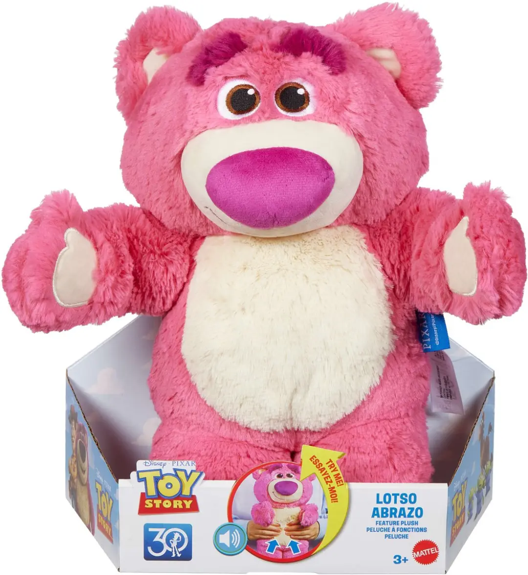Mattel Disney Pixar Toy Story Lotso Pluche Knuffelbeer - Meerkleurig