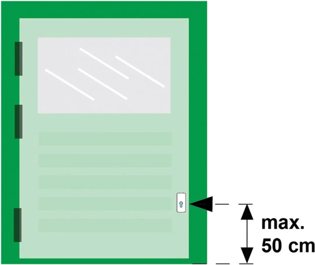 AXA 6685 Veiligheidsrozet Curve Plus Buitendeur - Aluminium - afbeelding 2 van 6
