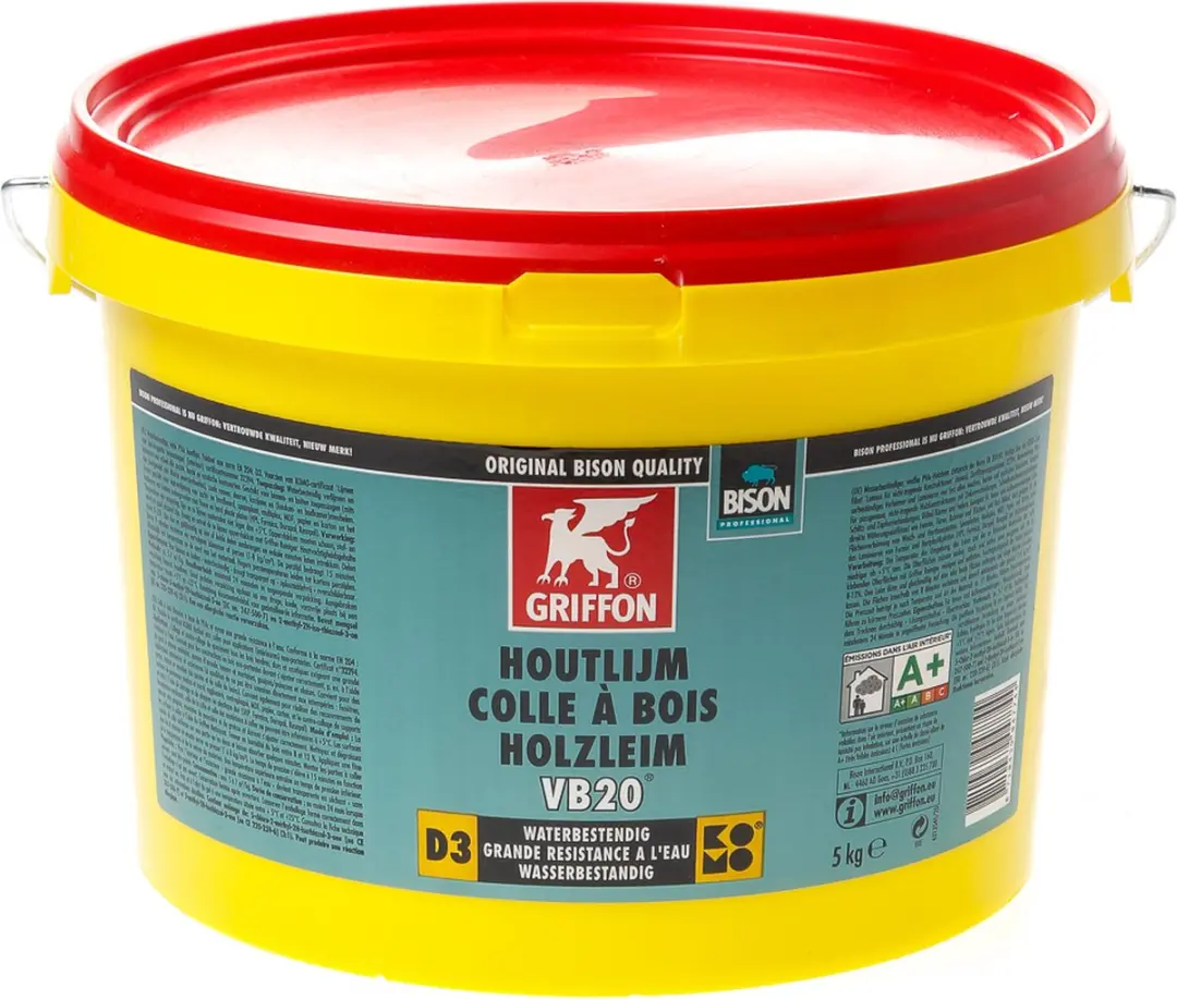 Griffon Houtlijm VB20 Emmer 5 kg - afbeelding 5 van 6