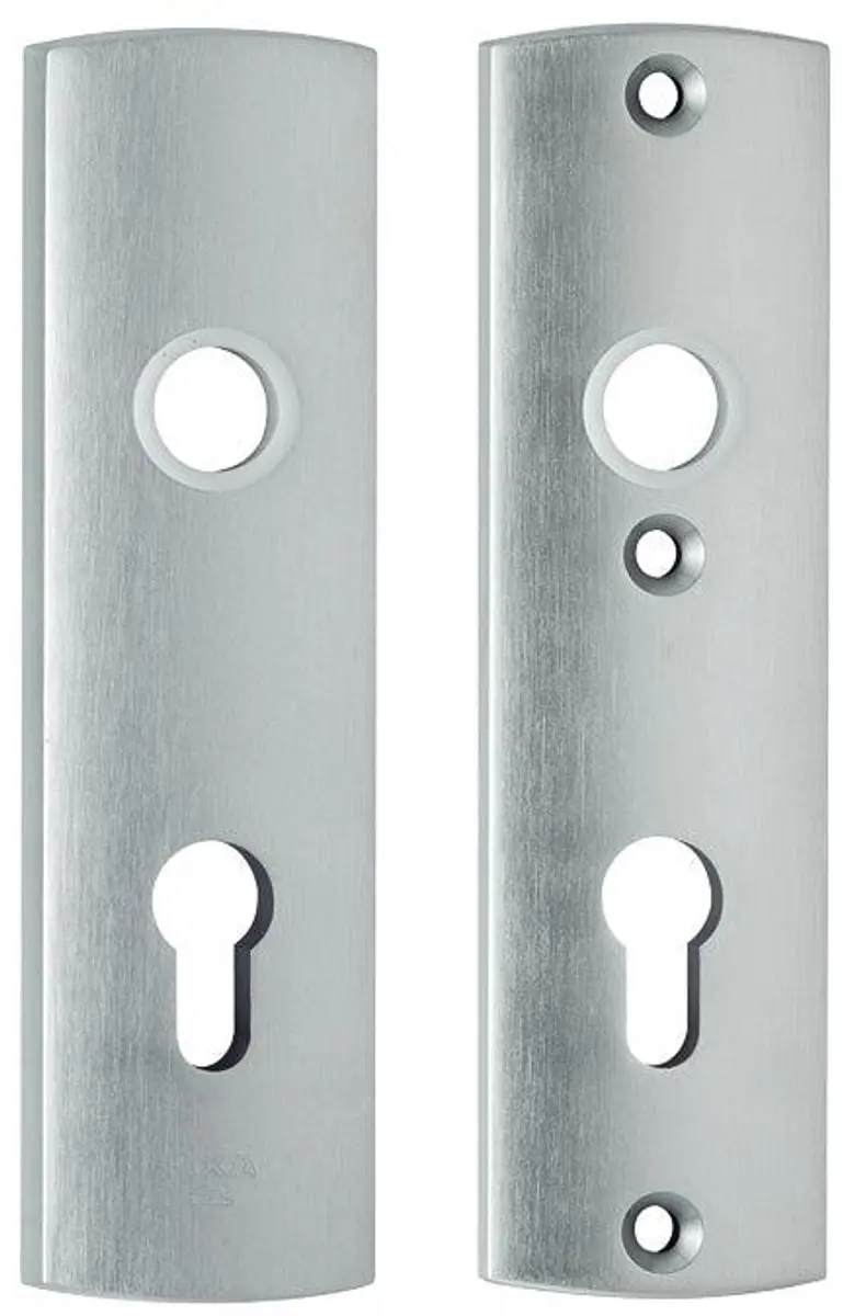 AXA 6670 Veiligheidsschild Curve PC72 - Buitendeur - Aluminium - afbeelding 6 van 6
