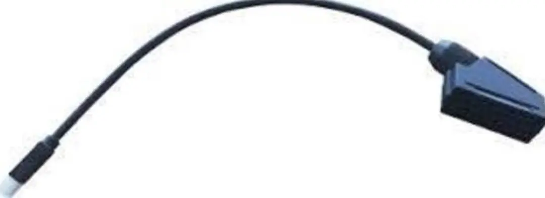 Loewe Micro-AV/Scart, 0.25m 0,25 m SCART (21-pin) Zwart